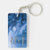 Glauben Sie an die Wintermagie - Rentier Schlüsselanhänger (Rückseite)