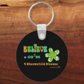 Glauben Sie an eine CURE-Nachricht Schlüsselanhänger (Vorderseite)