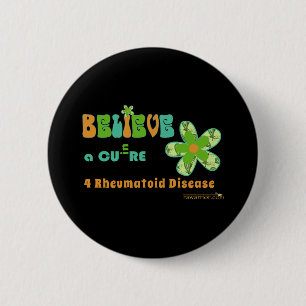 Glauben Sie an eine #rheum Heilung Button