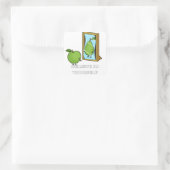 Glauben Sie an einen lustigen Aufkleber (Tasche)