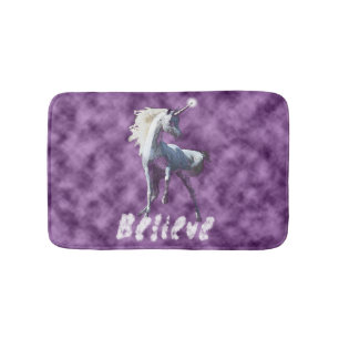 Glauben Sie an Einhorn-Bad-Matte Badematte
