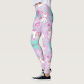 Glauben Sie an Einhörner Rosa Leggings (Links)