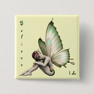 Glauben Sie an Fairies Button