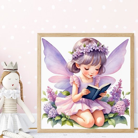 Glauben Sie an Fairy Tales Reading Art Poster