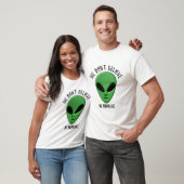 glauben Sie an geekentwurf alien der Menschen T-Shirt (Unisex)