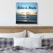 GLAUBEN SIE AN GOTTES MIRAKEL LEINWANDDRUCK (Insitu (Schlafzimmer))