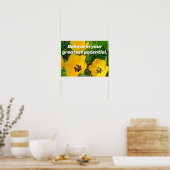 Glauben Sie an Ihr Bestes Potenzial. Poster (Küche)