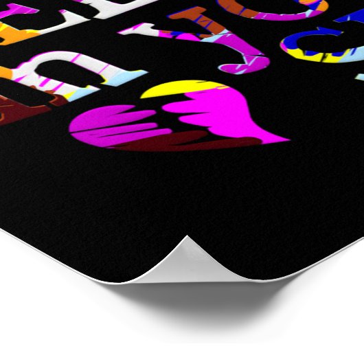 Glauben Sie an Ihr eigenes Portfolio Poster (Ecke)