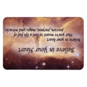 Glauben Sie an Ihr Herz Inspiration Magnet (Horizontal)