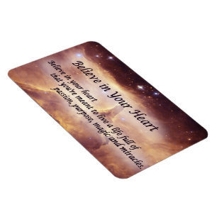 Glauben Sie an Ihr Herz Inspiration Magnet