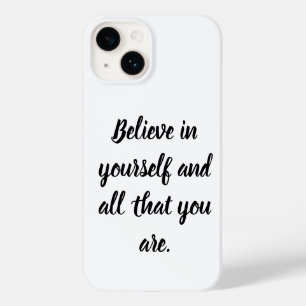 "Glauben Sie an Ihr individuell anpassbares Handy  Case-Mate iPhone 14 Hülle