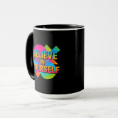 Glauben Sie an Ihr Motivierend Geschenk Tasse (Vorderseite Links)