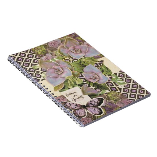 Glauben Sie an Ihr selbst Butterfly Journal Notizblock (Rechte Seite)
