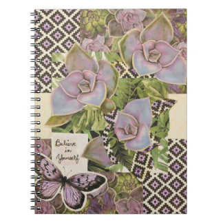 Glauben Sie an Ihr selbst Butterfly Journal Notizblock