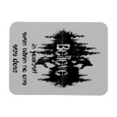 Glauben Sie an Ihr selbst inspirierendes Zitat Big Magnet (Horizontal)