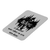 Glauben Sie an Ihr selbst inspirierendes Zitat Big Magnet (Linke Seite)