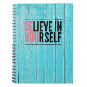 Glauben Sie an Ihr selbst Motivierend Notebook Notizblock (Vorderseite)