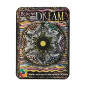 Glauben Sie an Ihr Träume-Magnet Magnet (Vertikal)