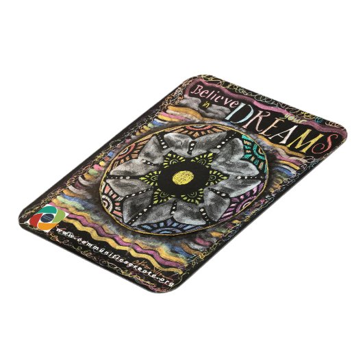 Glauben Sie an Ihr Träume-Magnet Magnet (Linke Seite)