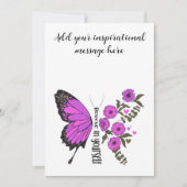 Glauben Sie an Ihre eigene Kundenkarte Dankeskarte (Vorderseite)