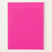 Glauben Sie an Ihre eigenen Aquarellfarben Pink Po Planer (Rückseite)