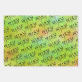 Glauben Sie an Ihre eigenen Papierblätter Geschenkpapier Set (Vorderseite 3)