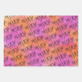 Glauben Sie an Ihre eigenen Papierblätter Geschenkpapier Set (Vorderseite 2)