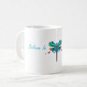 Glauben Sie an Ihre Flügel-Tasse Kaffeetasse (Vorderseite Links)