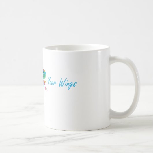 Glauben Sie an Ihre Flügel-Tasse Kaffeetasse (Rechts)