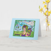 Glauben Sie an Ihre Grußkarte Karte (Gelbe Blume)