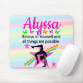 GLAUBEN SIE AN IHRE GYMNASTICS-DESIGN MOUSEPAD (Mit Mouse)