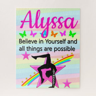 GLAUBEN SIE AN IHRE GYMNASTICS-DESIGN PUZZLE