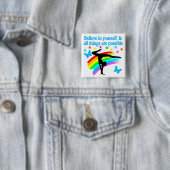GLAUBEN SIE AN IHRE GYMNASTIKQUOTE BUTTON (Beispiel)