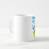 GLAUBEN SIE AN IHRE GYMNASTIKQUOTE KAFFEETASSE (Vorderseite Links)