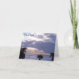 Glauben Sie an Ihre Karte