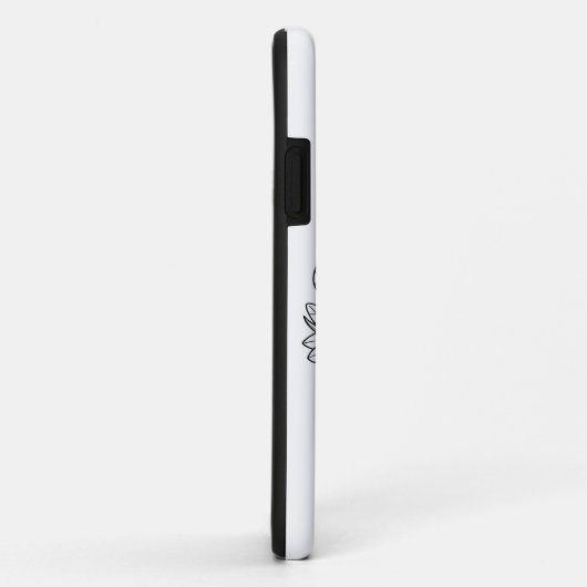 Glauben Sie an Ihre Magie - Elegante Blumenschrift Case-Mate iPhone Hülle (Hinten/Rechts)