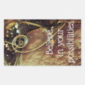 Glauben Sie an Ihre Möglichkeiten Aufkleber (Vorderseite)