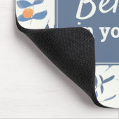 Glauben Sie an Ihre selbst inspirierende Wasserfar Mousepad (Ecke)