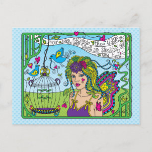 Glauben Sie an Ihre selbst_ Postkarte