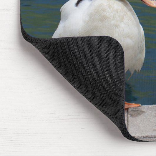 Glauben Sie an Ihre selbst weiße Ente Mousepad (Ecke)