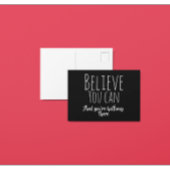 Glauben Sie an Ihre Selbstbejahung Postkarte