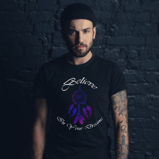Glauben Sie an Ihre Träume boho Motivierend Sprich T-Shirt