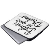 Glauben Sie an Ihre Träume Laptopschutzhülle (Vorne Knopf)