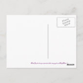 Glauben Sie an Ihre Träume Postkarte (Rückseite)