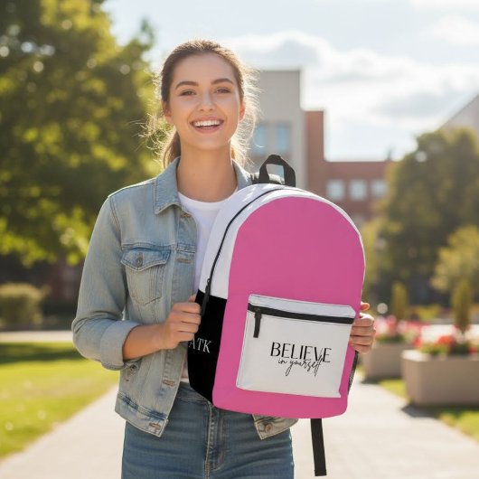 Glauben Sie an Ihren eigenen Rucksack