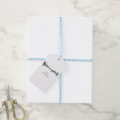 Glauben Sie an Ihren eigenen Text und Bild Geschenkanhänger (Mit Garn)