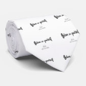 Glauben Sie an Ihren eigenen Text und Bild Krawatte (Gerollt)