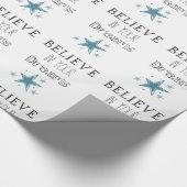 Glauben Sie an Ihren Geburtstag Geschenkpapier (Ecke)