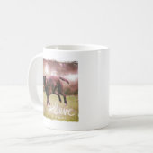 Glauben Sie an Ihren Hund Kaffeetasse (Vorderseite Links)