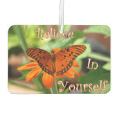 Glauben Sie an Ihren selbst inspirierenden Luftfed Autolufterfrischer (Rückseite)